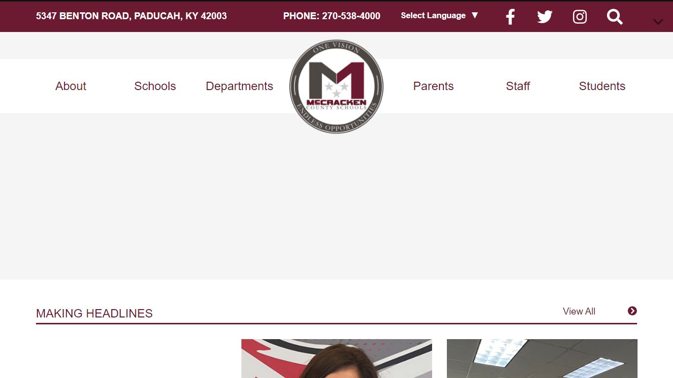 McCracken County Public Schools Home